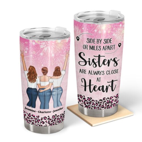 side-by-side-or-miles-apart-gift-for-sisters-and-best-friends-personalized-custom-tumbler