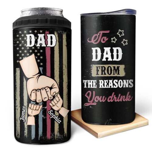 to-dad-reasons-you-drink-birthday-loving-gift-for-daddy-father-grandfather-grandpa-personalized-custom-4-in-1-can-cooler-tumbler