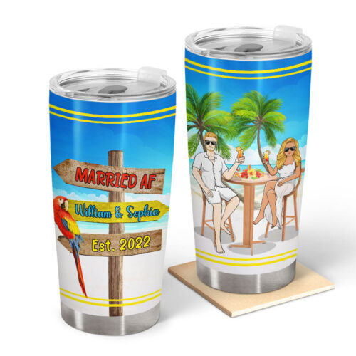 married-af-beach-gift-for-couples-personalized-custom-tumbler