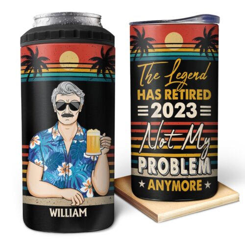 the-legend-has-retired-not-my-problem-anymore-vintage-retirement-gift-for-him-her-personalized-custom-4-in-1-can-cooler-tumbler