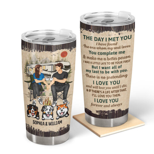 camping-couple-the-day-i-met-you-gift-for-dog-lovers-personalized-custom-tumbler