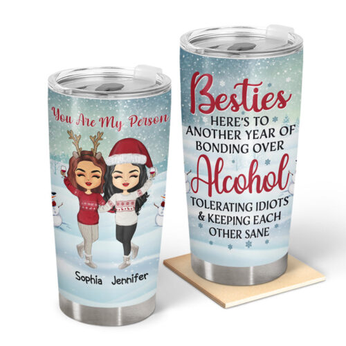 best-friends-heres-to-another-year-of-bonding-over-alcohol-christmas-gift-for-bff-and-colleagues-personalized-custom-tumbler