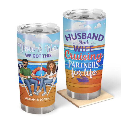 husband-and-wife-cruising-partners-for-life-gift-for-couple-personalized-custom-tumbler