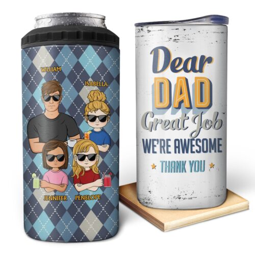 dear-dad-great-job-were-awesome-thank-you-young-argyle-pattern-birthday-loving-gift-for-father-grandpa-grandfather-personalized-custom-4-in-1-can-cooler-tumbler