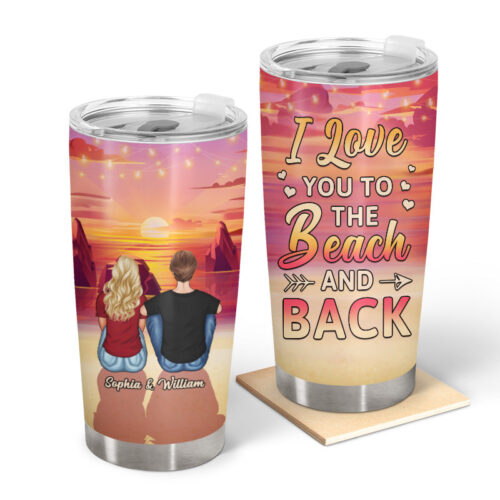 sunset-love-you-to-the-beach-gift-for-couples-personalized-custom-tumbler