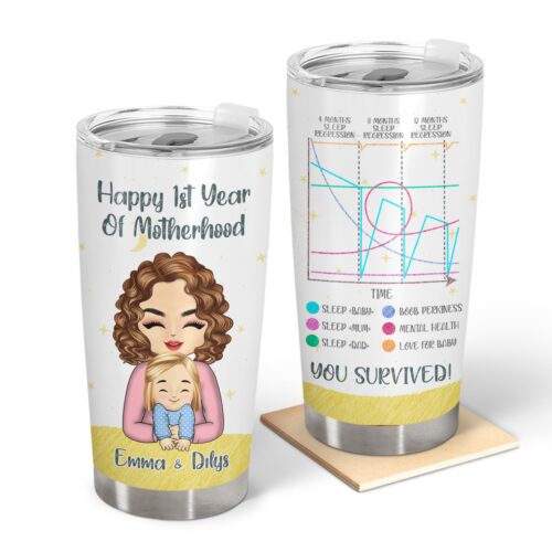 chibi-happy-first-year-of-motherhood-gift-for-mother-personalized-custom-tumbler