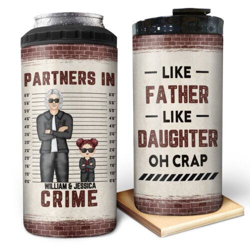 father-partners-in-crime-like-father-like-daughter-gift-for-father-personalized-custom-4-in-1-can-cooler-tumbler