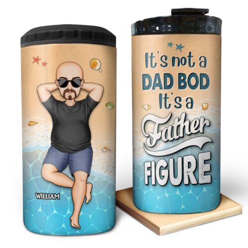 its-not-a-dad-bod-its-a-father-figure-birthday-loving-decor-gift-for-dad-father-grandpa-grandfather-personalized-custom-4-in-1-can-cooler-tumbler