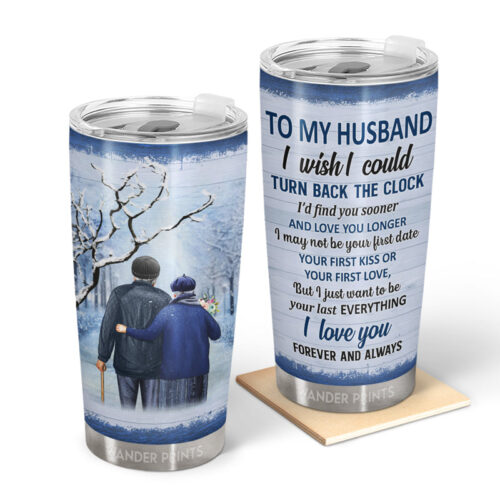 wander-prints-couple-gifts-birthday-gifts-anniversary-gift-grandparents-day-gifts-i-wish-i-could-turn-back-the-clock-winter-old-couple-gift-custom-tumbler-travel-cup-insulated-20oz-tumbler