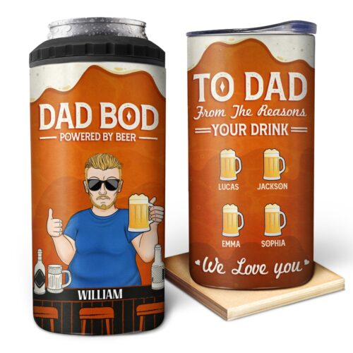 dad-bod-powered-by-beer-birthday-gift-for-father-personalized-custom-4-in-1-can-cooler-tumbler