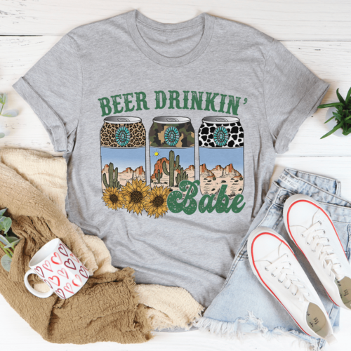 beer-drinking-babe-tee