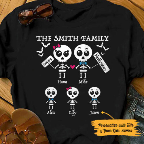 halloween-skeleton-family-t