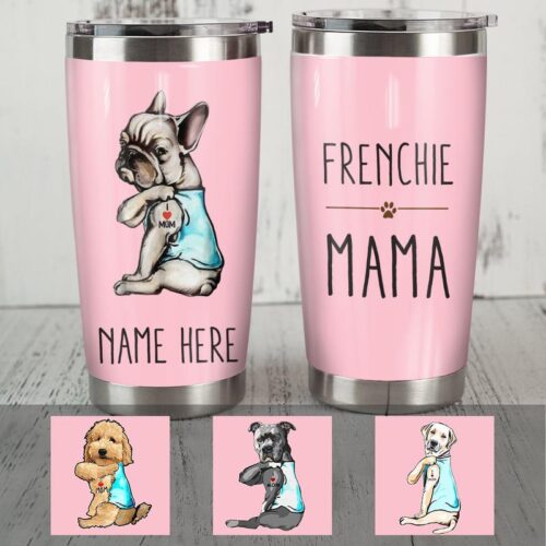 french-bulldog-dog-mom-steel-tumbler