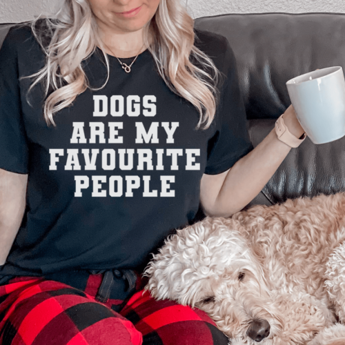 dogs-are-my-favorite-people-tee