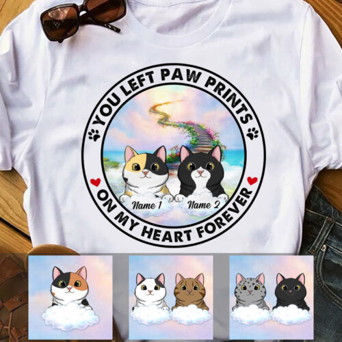 you-left-paw-prints-on-my-heart-cat-memorial-t