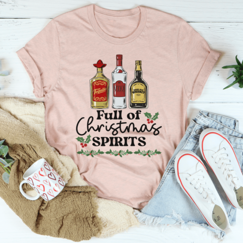 full-of-christmas-spirits-tee