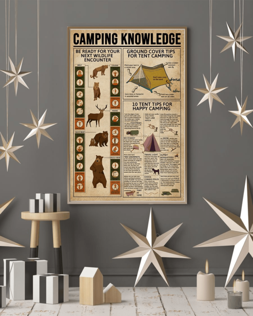 unframed-poster-camping-knowledge