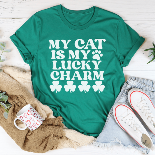 my-cat-is-my-lucky-charm-tee