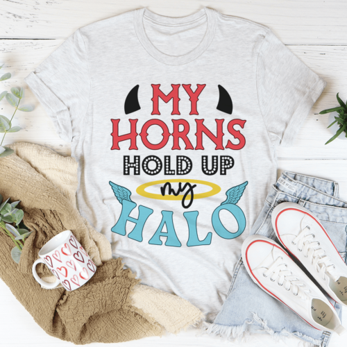 my-horns-hold-up-my-halo-tee