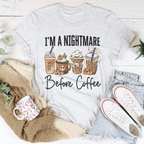 nightmare-before-coffee-tee