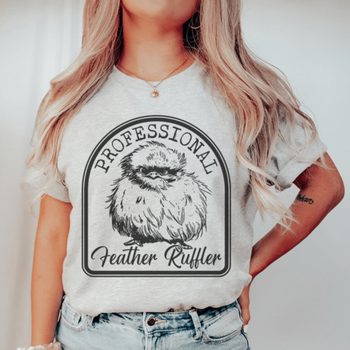 professional-feather-ruffler-tee