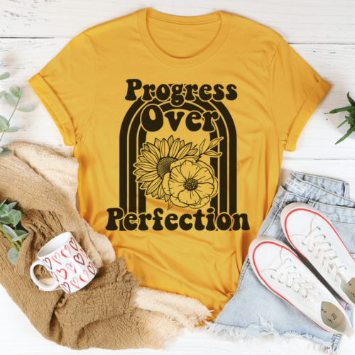 progress-over-perfection-tee