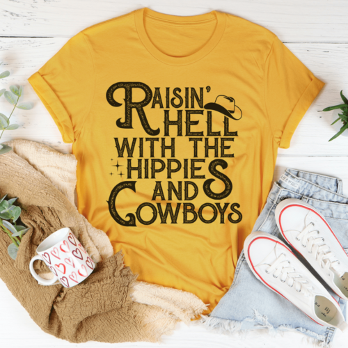 raisin-hell-with-the-hippies-and-cowboys-tee