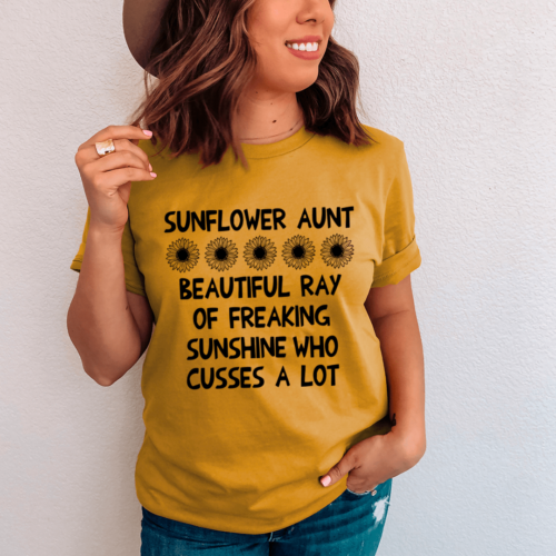 sunflower-aunt-tee