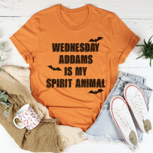 wednesday-addams-is-my-spirit-animal-tee