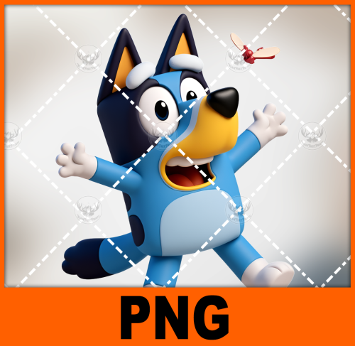 a-cartoon-dog-running-with-a-butterfly-in-its-mouth-bluey-1-free-png-file