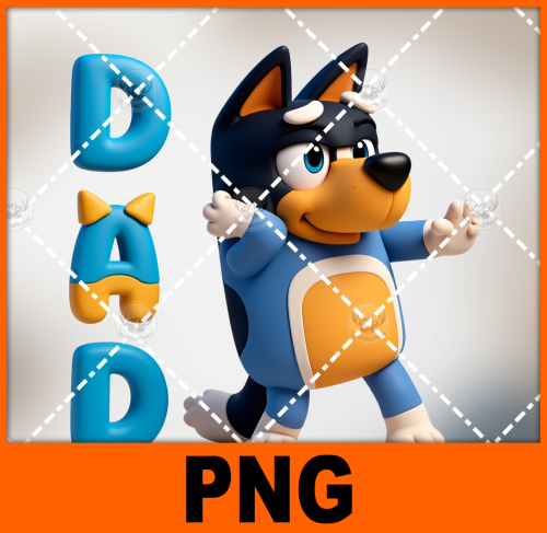 a-cartoon-dog-standing-next-to-the-word-dad-bluey-2-free-png-file