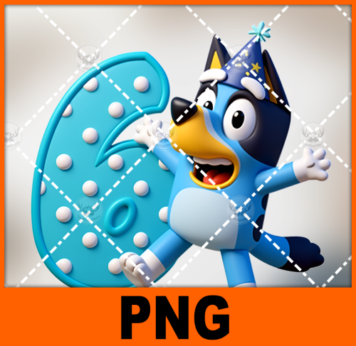 a-cartoon-dog-wearing-a-party-hat-and-holding-a-number-6-bluey-1-free-png-file