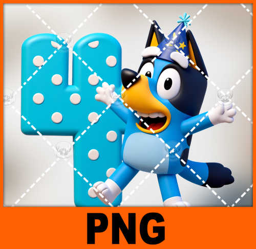 a-cartoon-dog-wearing-a-party-hat-and-holding-up-a-number-bluey-1-free-png-file