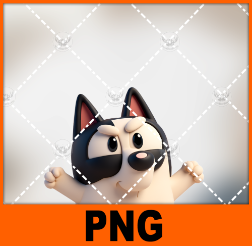 a-cartoon-husky-dog-standing-in-front-of-a-tree-bluey-1-free-png-file
