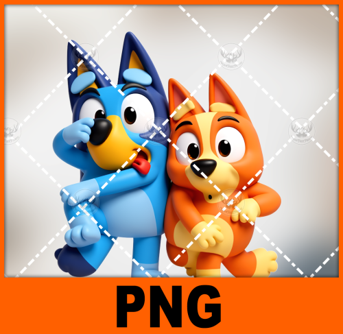 a-couple-of-cartoon-dogs-standing-next-to-each-other-bluey-4-free-png-file