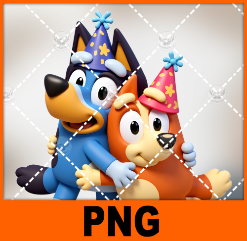 a-couple-of-cartoon-dogs-wearing-party-hats-bluey-2-free-png-file