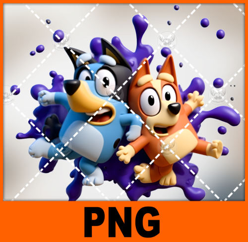 a-couple-of-dogs-that-are-standing-next-to-each-other-bluey-3-free-png-file