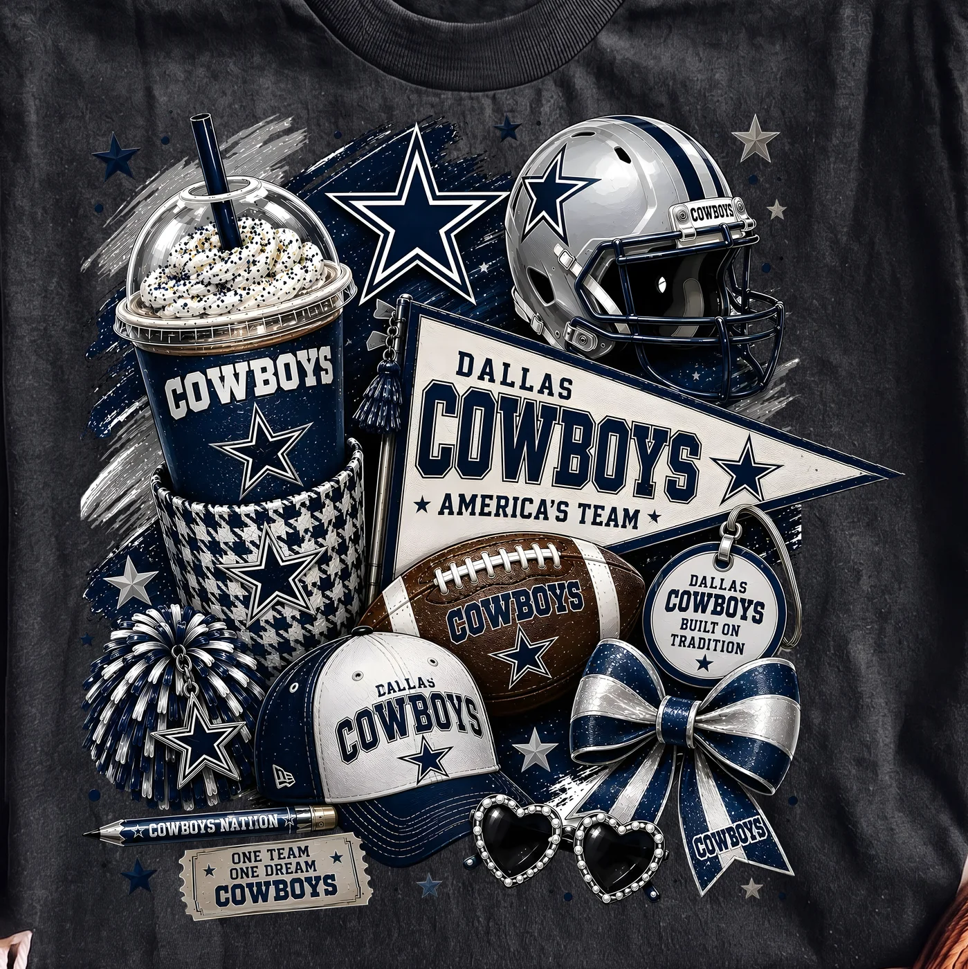 Dallas Cowboys Fan Gear Collection · Instant PNG printable file - Image 2