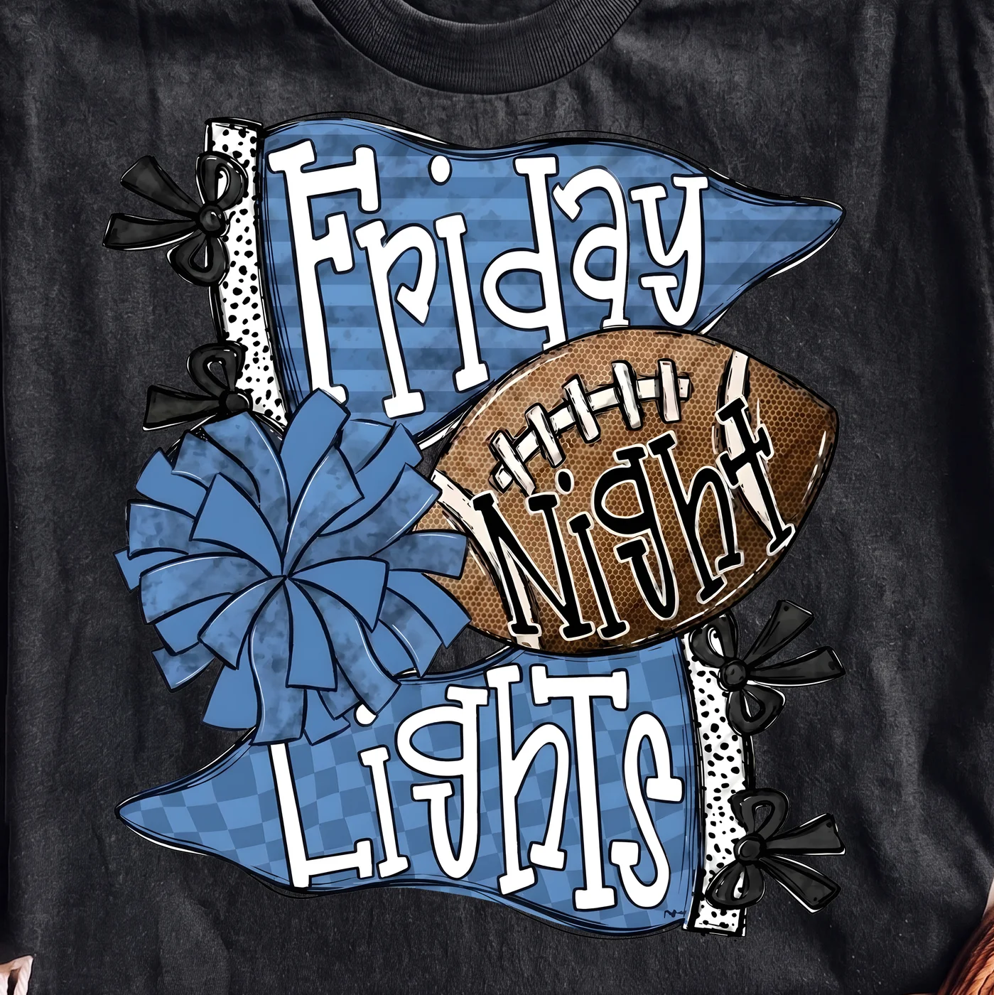 Friday Night Lights Football Cheer - PNG for printing - Image 2