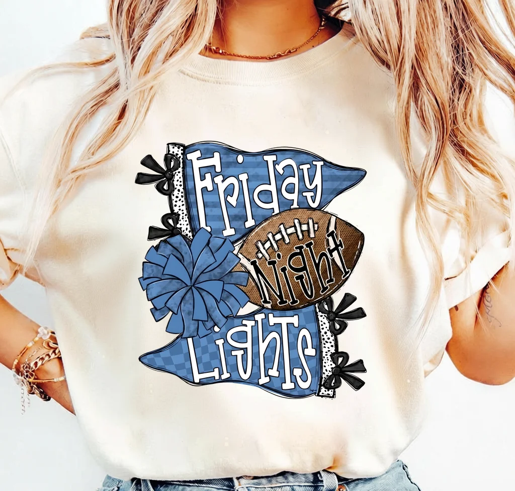 Friday Night Lights Football Cheer - PNG for printing - Image 3