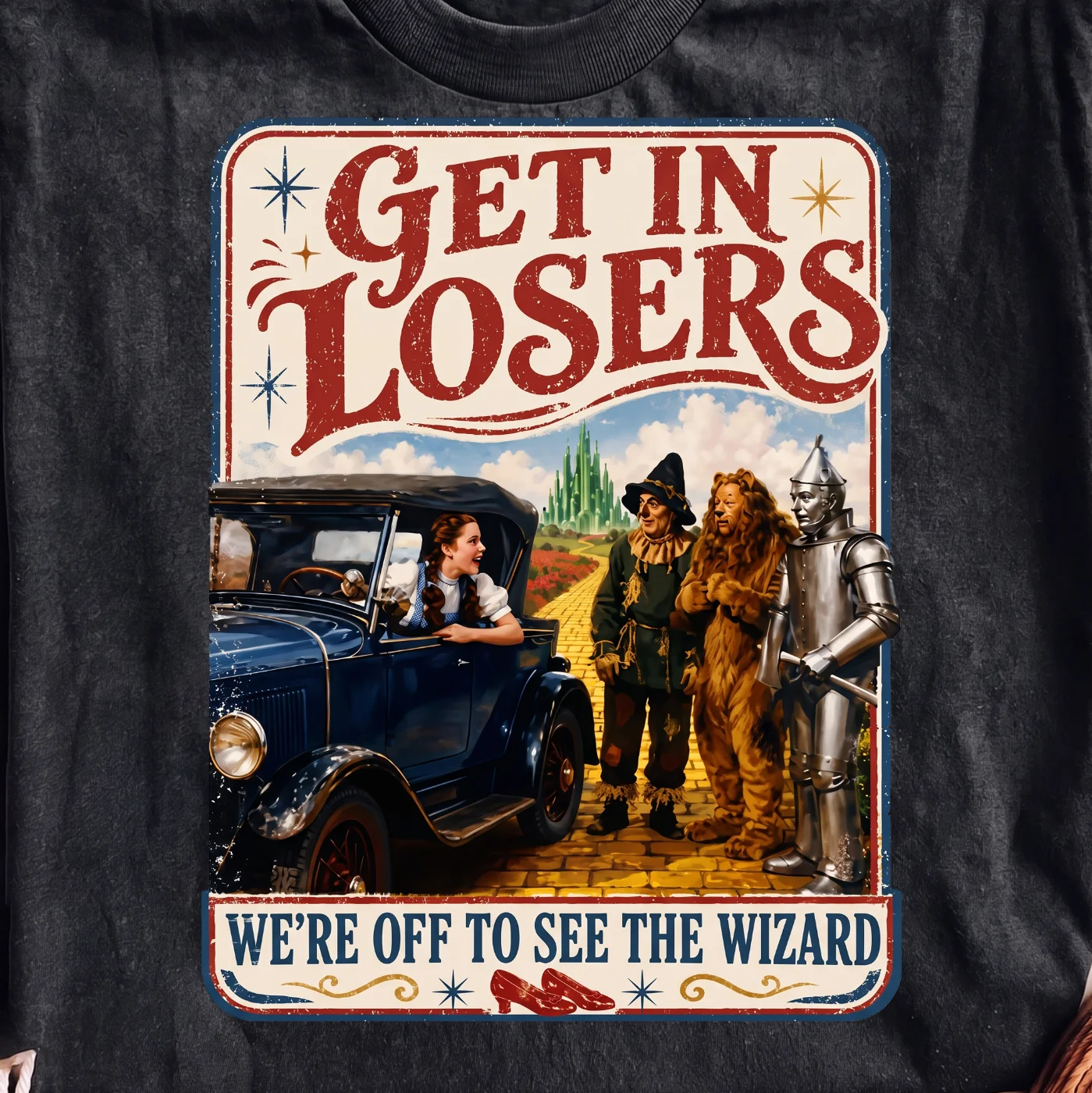 Get In Losers We're Off To See The Wizard – Digital download PNG for print - Image 2