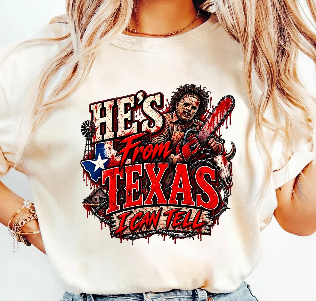 He's From Texas I Can Tell – Digital download PNG for print - Image 3