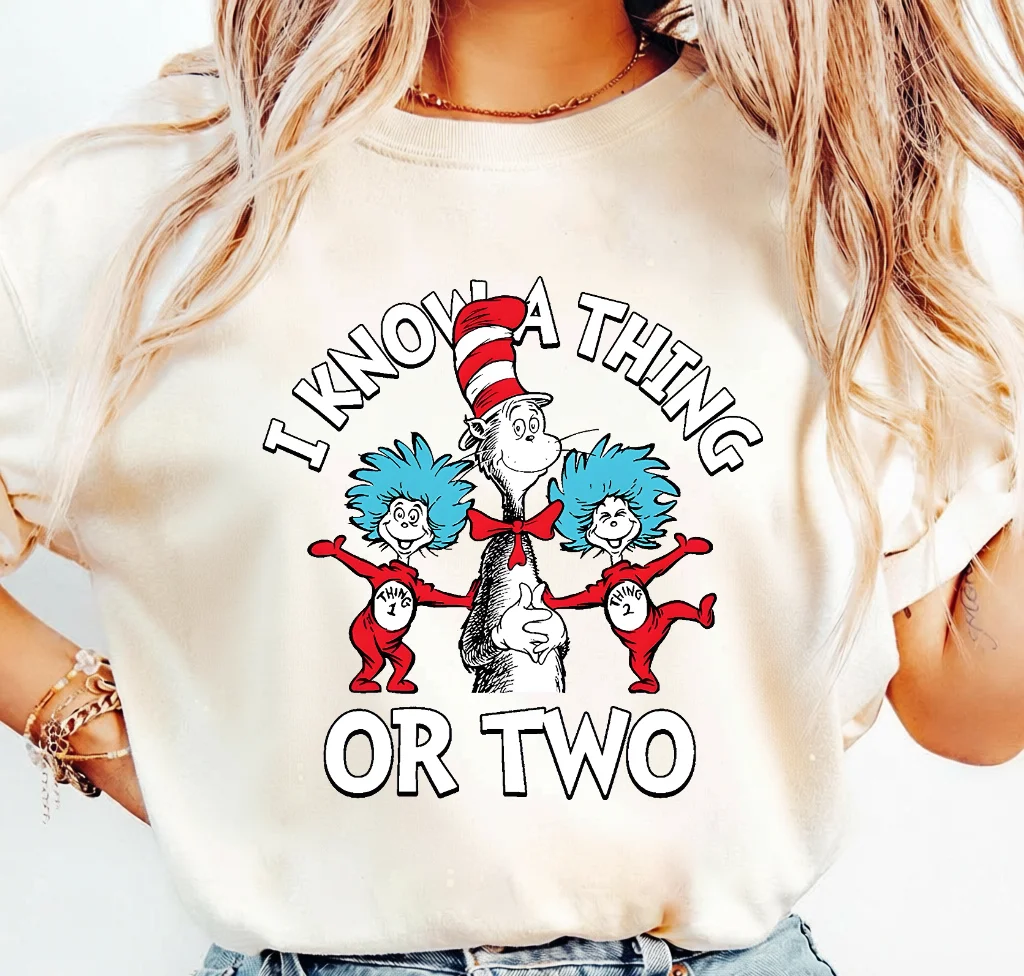 I Know A Thing Or Two Dr Seuss Cat In The Hat - PNG for printing - Image 3