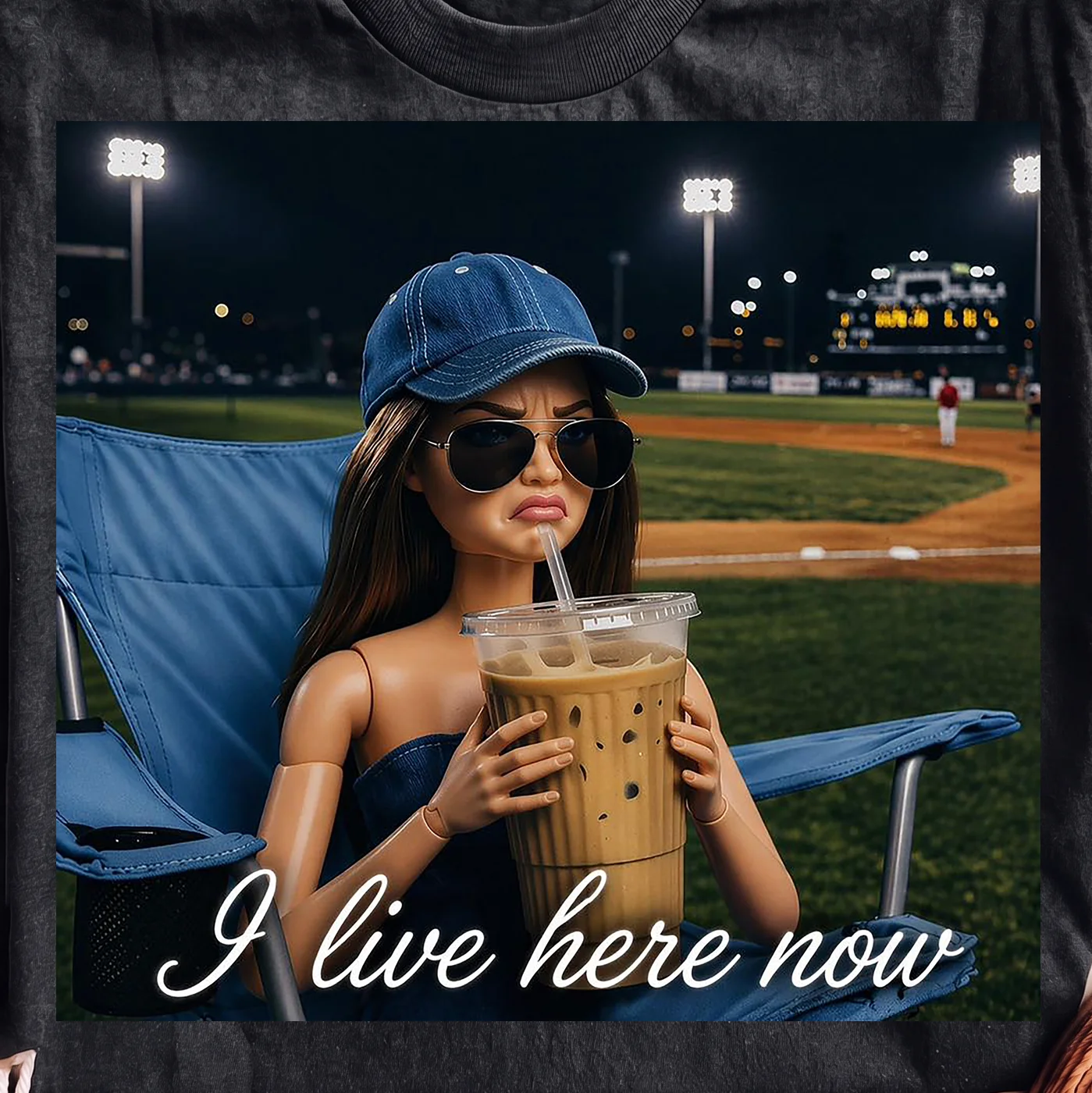 I live here now baseball fan - PNG for printing - Image 2
