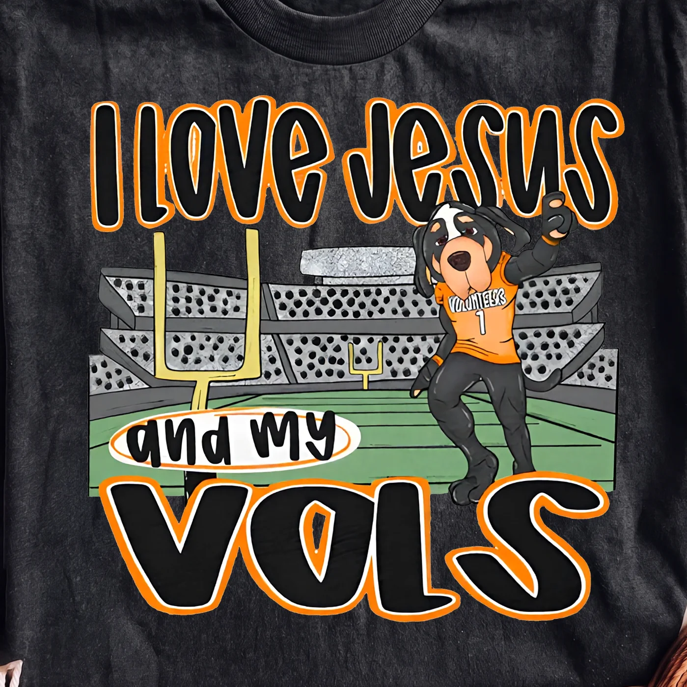 I love Jesus and my VOLS – Digital download PNG for print - Image 2