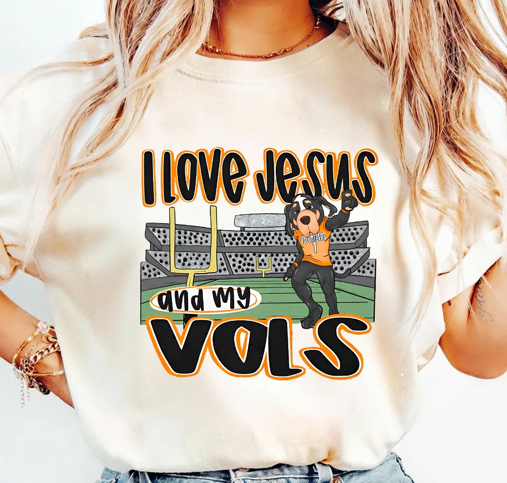 I love Jesus and my VOLS – Digital download PNG for print - Image 3