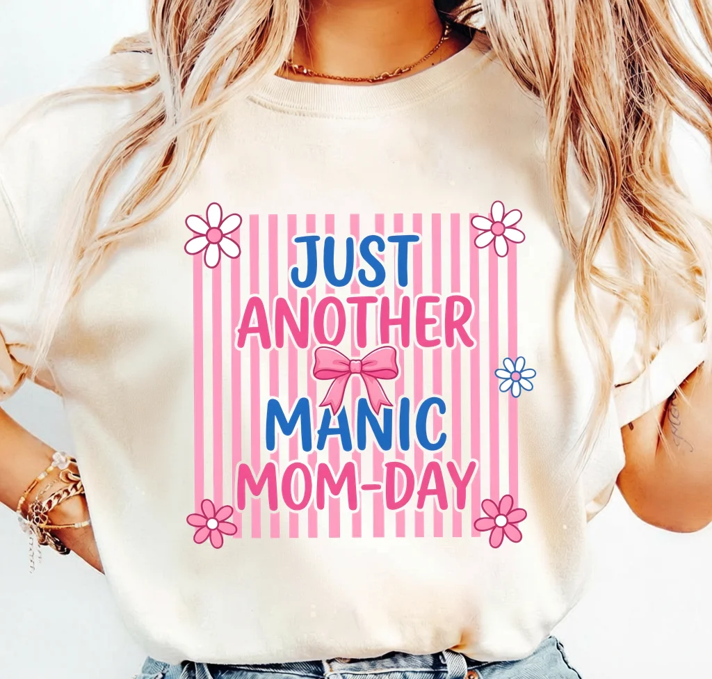 Just Another Manic Mom-Day | Print-ready PNG file - Image 3