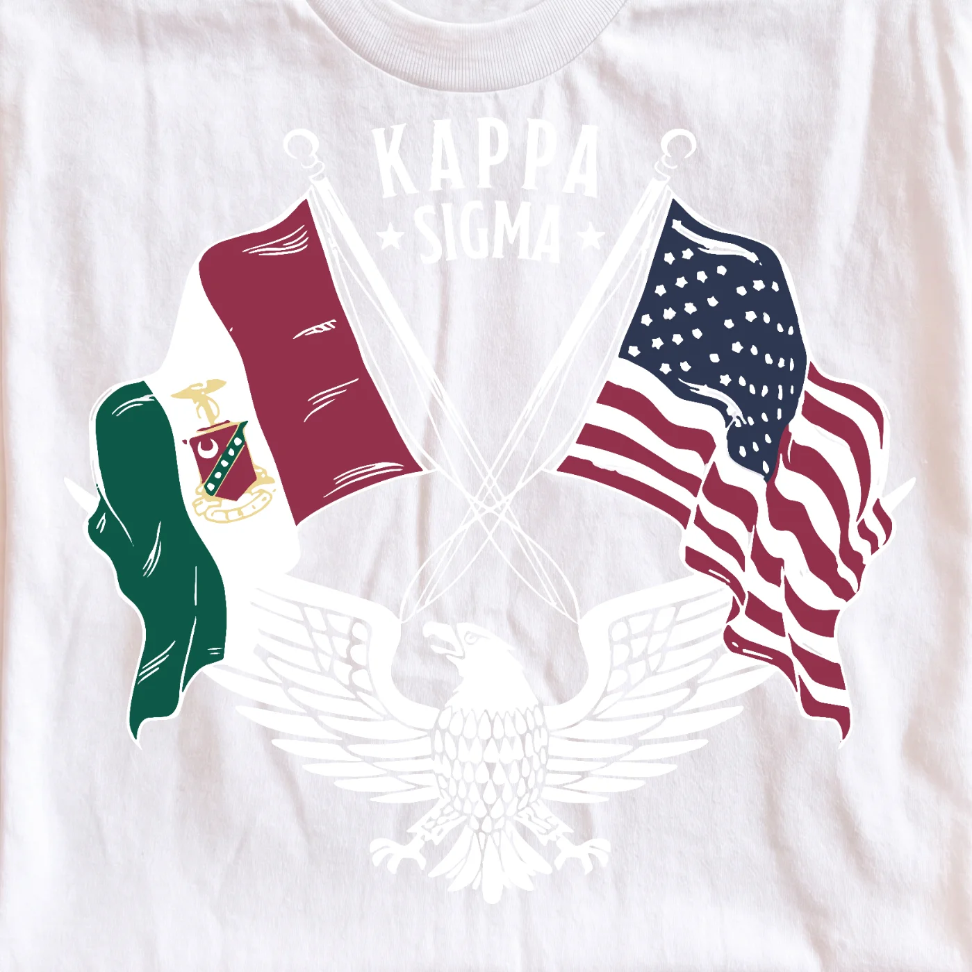 Kappa Sigma Fraternity Flags Eagle Design · Instant PNG printable file