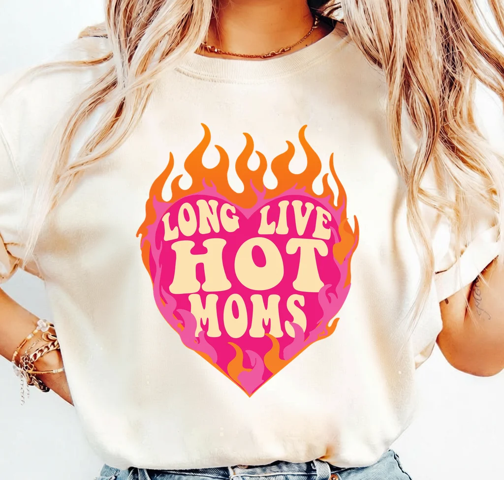 Long Live Hot Moms · Instant PNG printable file - Image 3