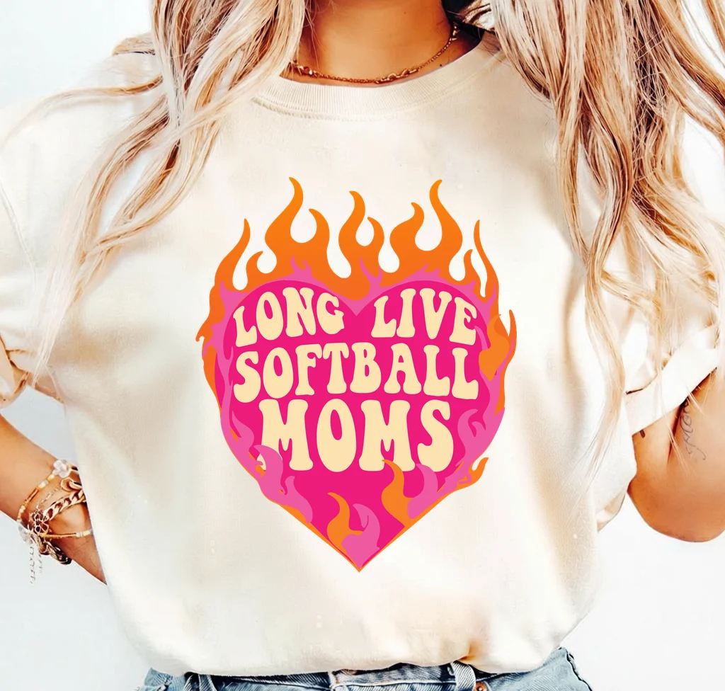 Long Live Softball Moms · Instant PNG printable file - Image 3